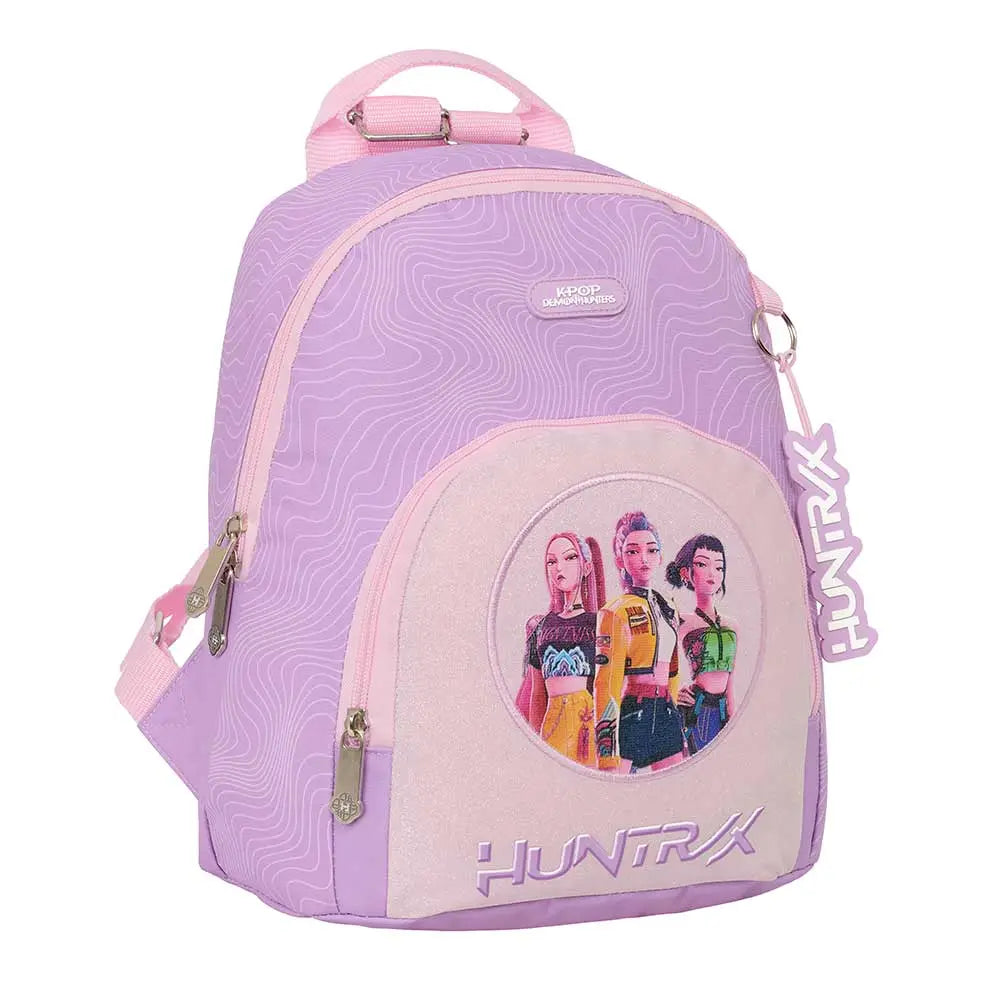 Mini mochila K-POP Demon Hunters - Huntrix ’Iconic’ lila 25x13x30cm - Mochila