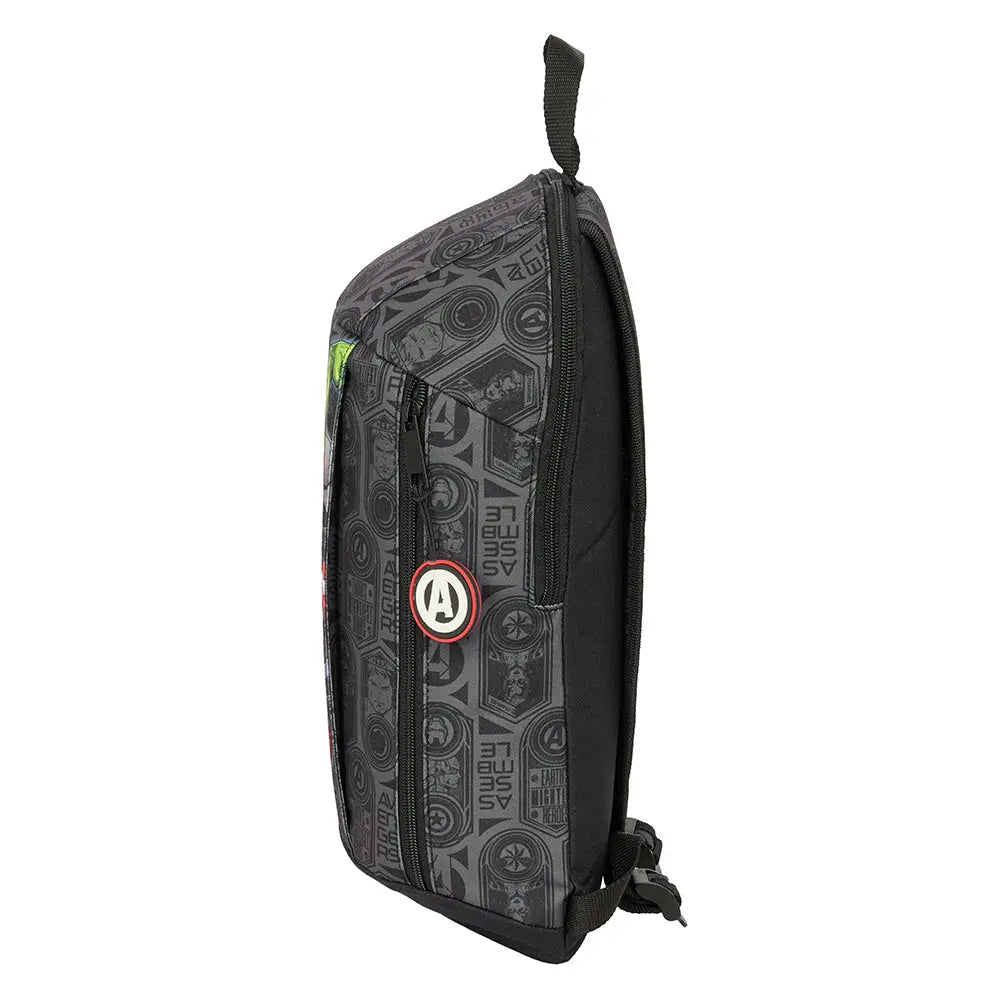 Mini mochila MARVEL AVENGERS con cremallera vertical 22x10x39CM - Mochila