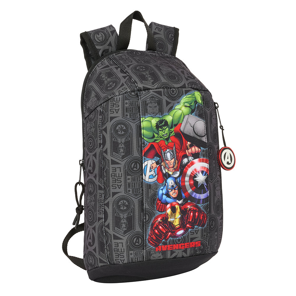 Mini mochila MARVEL AVENGERS con cremallera vertical 22x10x39CM - Mochila