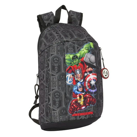 Mini mochila MARVEL AVENGERS con cremallera vertical 22x10x39CM - Mochila
