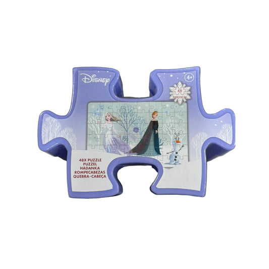 Mini puzzle Frozen Anna y Elsa Disney 48 piezas con tamaño total de 30x20cm