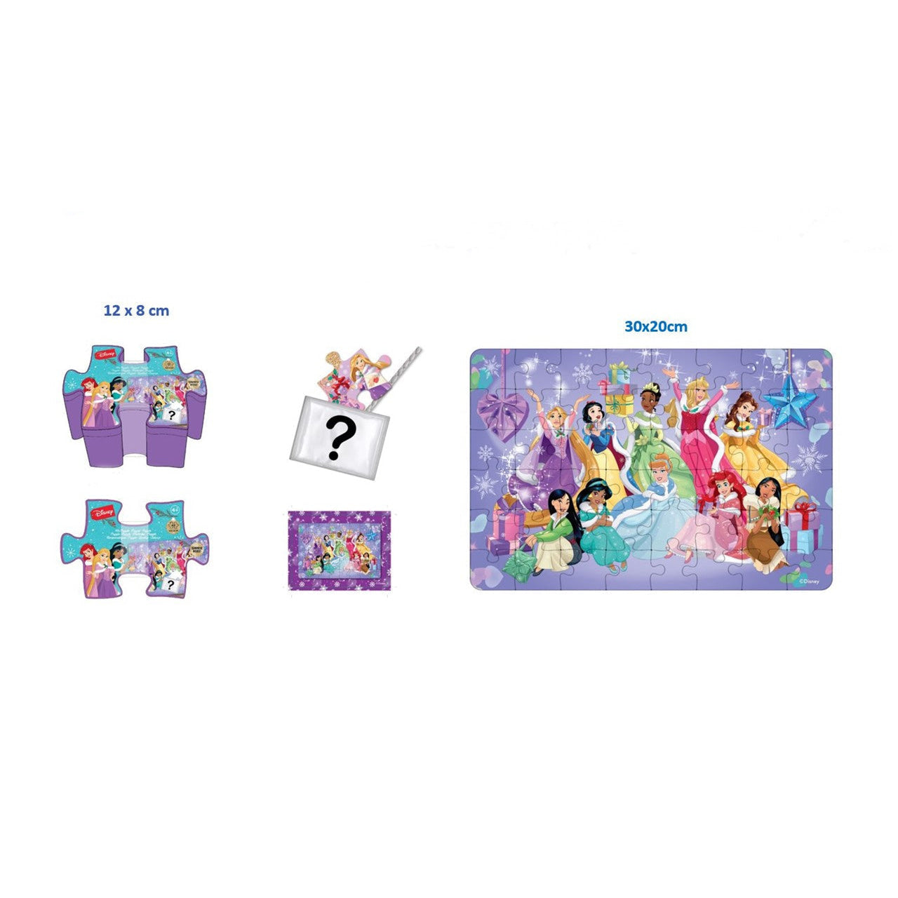 Mini puzzle Princesas Disney 48 piezas de 30x20cm