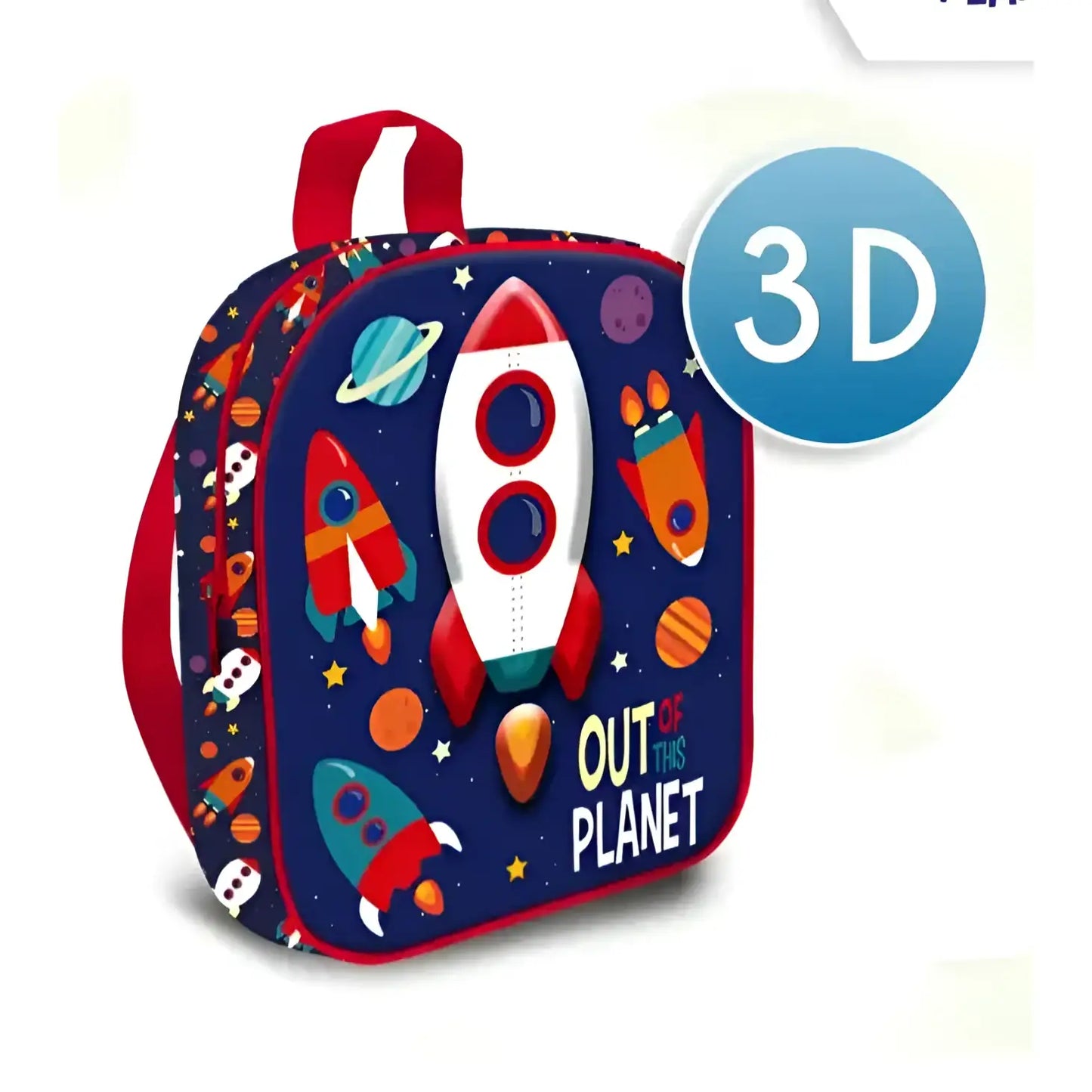 Mochila 3D 24cm Out Planet - infantil