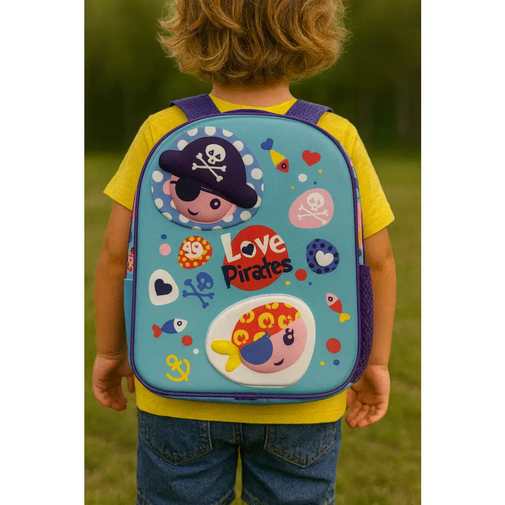 Mochila 3D 24cm Pirates infantil