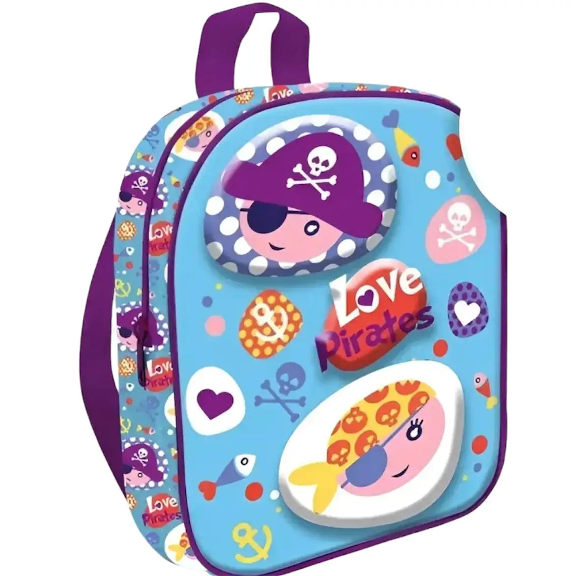 Mochila 3D 24cm Pirates - infantil