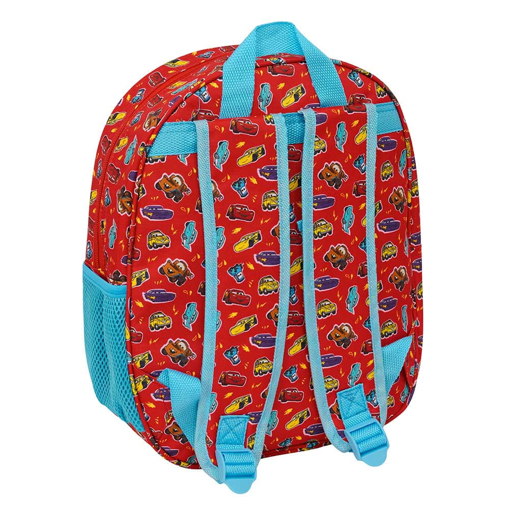 Mochila 3D Cars Rayo McQueen 27x10x33cm