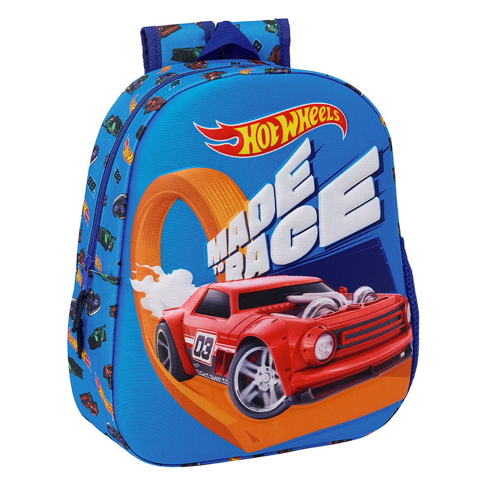 Mochila 3D Hot Wheels ’Made to race’ 27x10x33cm