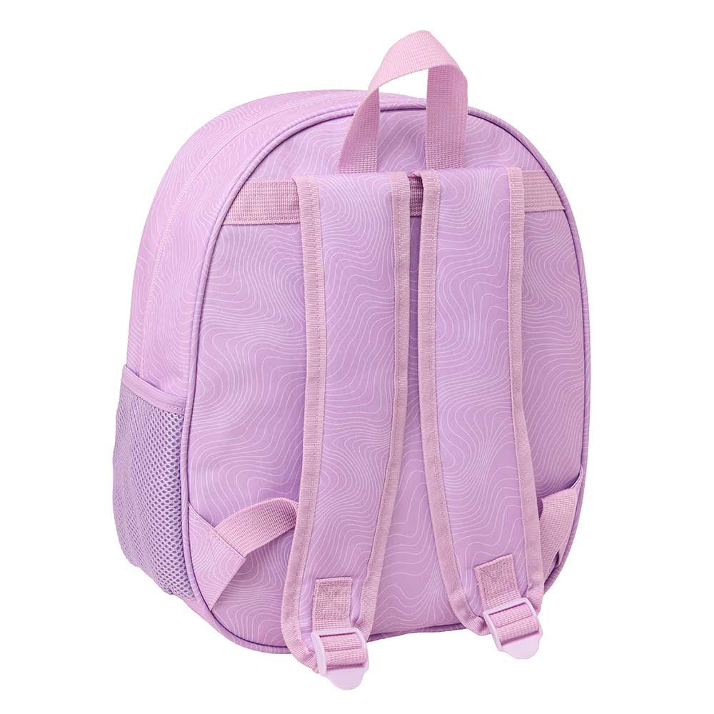 Mochila 3D K-POP Demon Hunters - Huntrix ’Iconic’ lila 27x10x33cm
