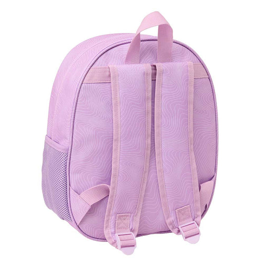 Mochila 3D K-POP Demon Hunters - Huntrix ’Iconic’ lila 27x10x33cm