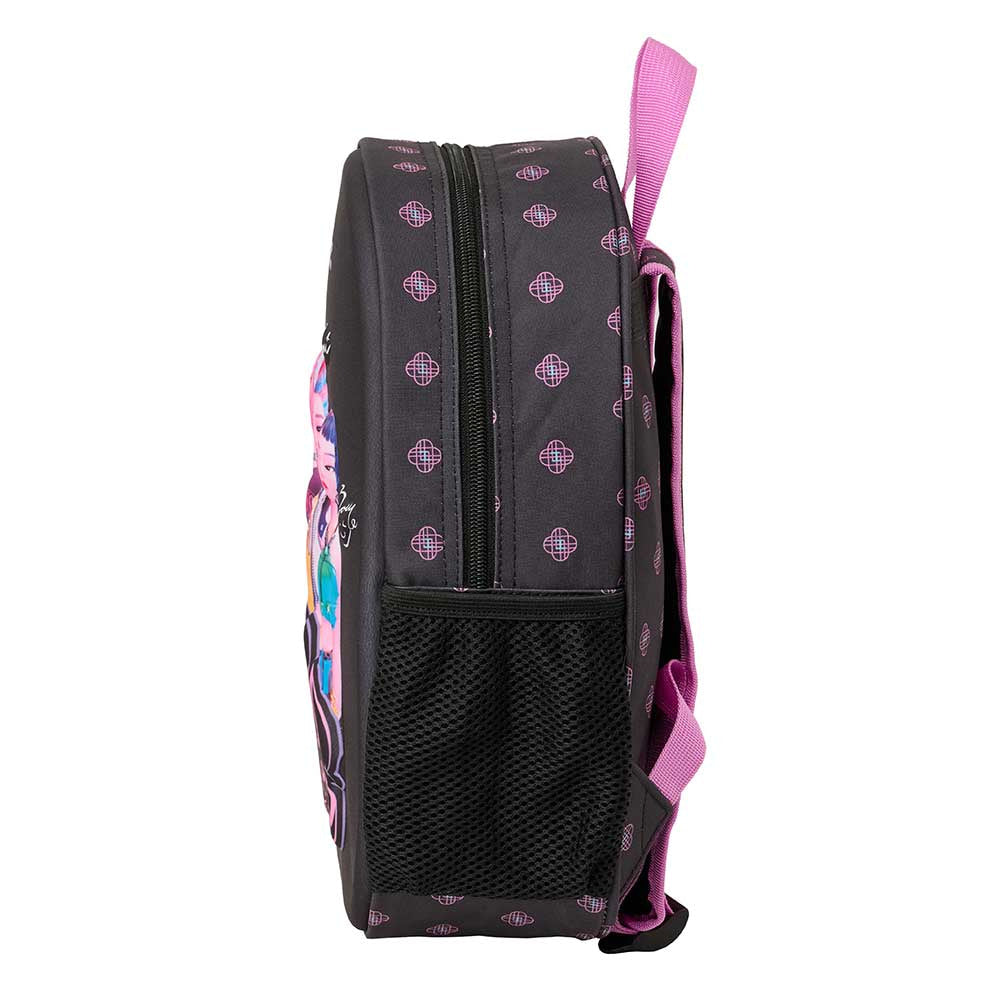 Mochila 3D K-POP Demon Hunters - Huntrix negra 27x10x33cm