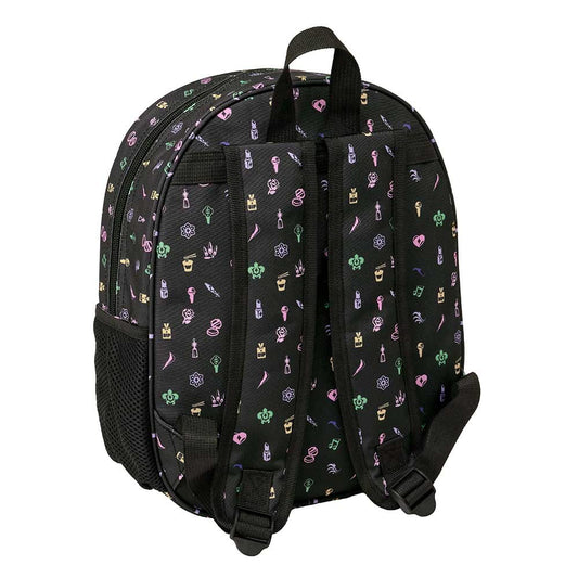 Mochila 3D K-POP Demon Hunters - Huntrix ’Sound’ negra 27x10x33cm