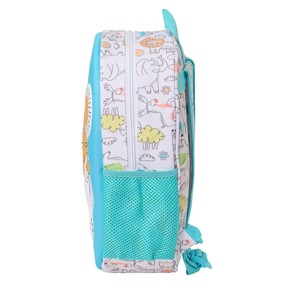 Mochila 3D Lion animal 27x10x33cm