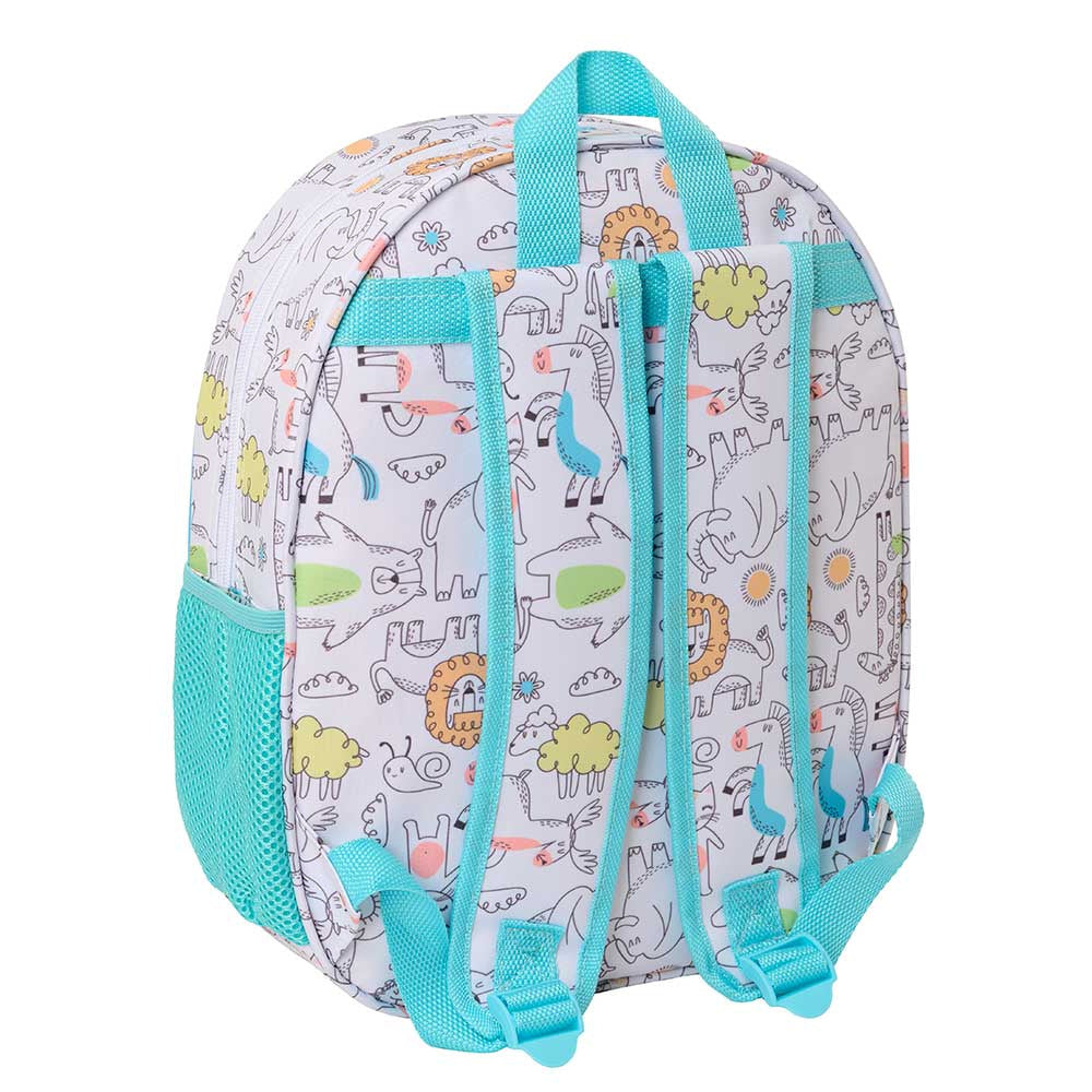 Mochila 3D Lion animal 27x10x33cm