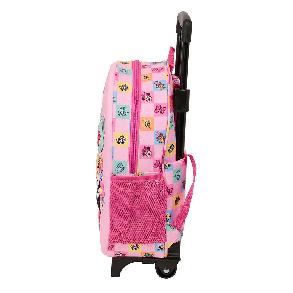 Mochila 3D Minnie Mouse Disney con carro 27x10x33cm