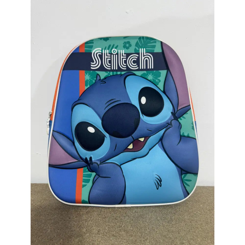 Mochila 3D de Stitch para Niños Colegio y Escuela
