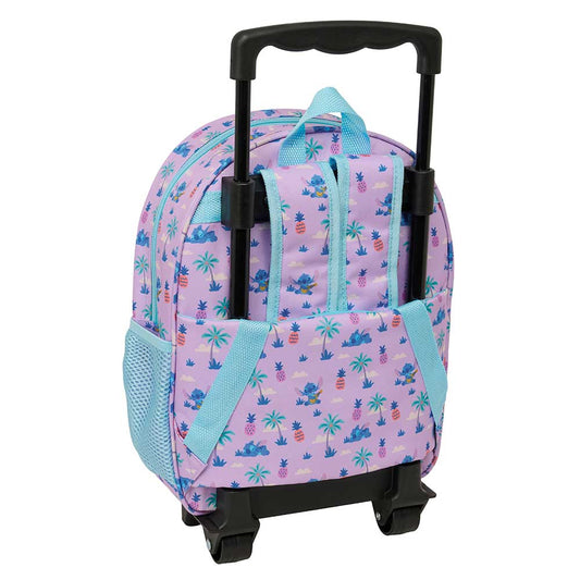 Mochila 3D Stitch ukelele Disney con carro 27x10x33cm