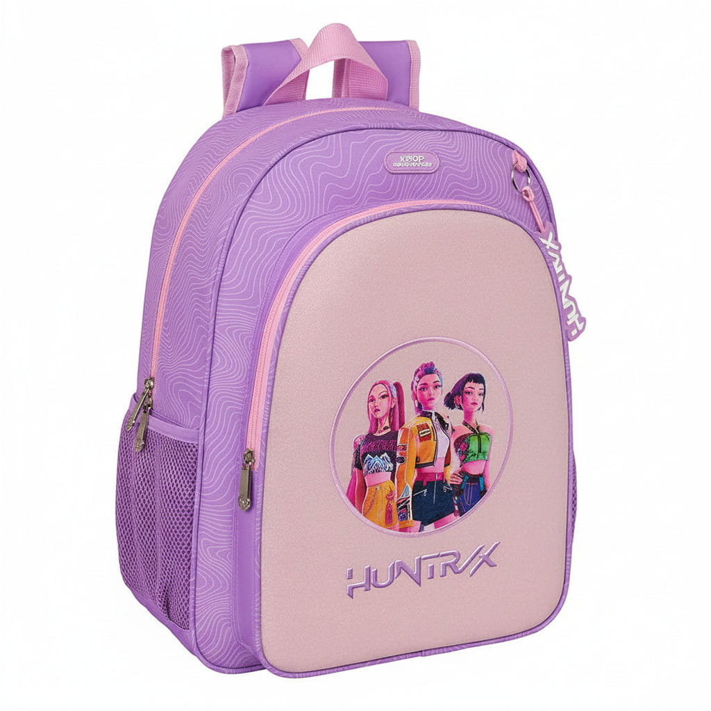 Mochila adaptable a carro K-POP Demon Hunters - Huntrix ’Iconic’ lila 33x14x42cm