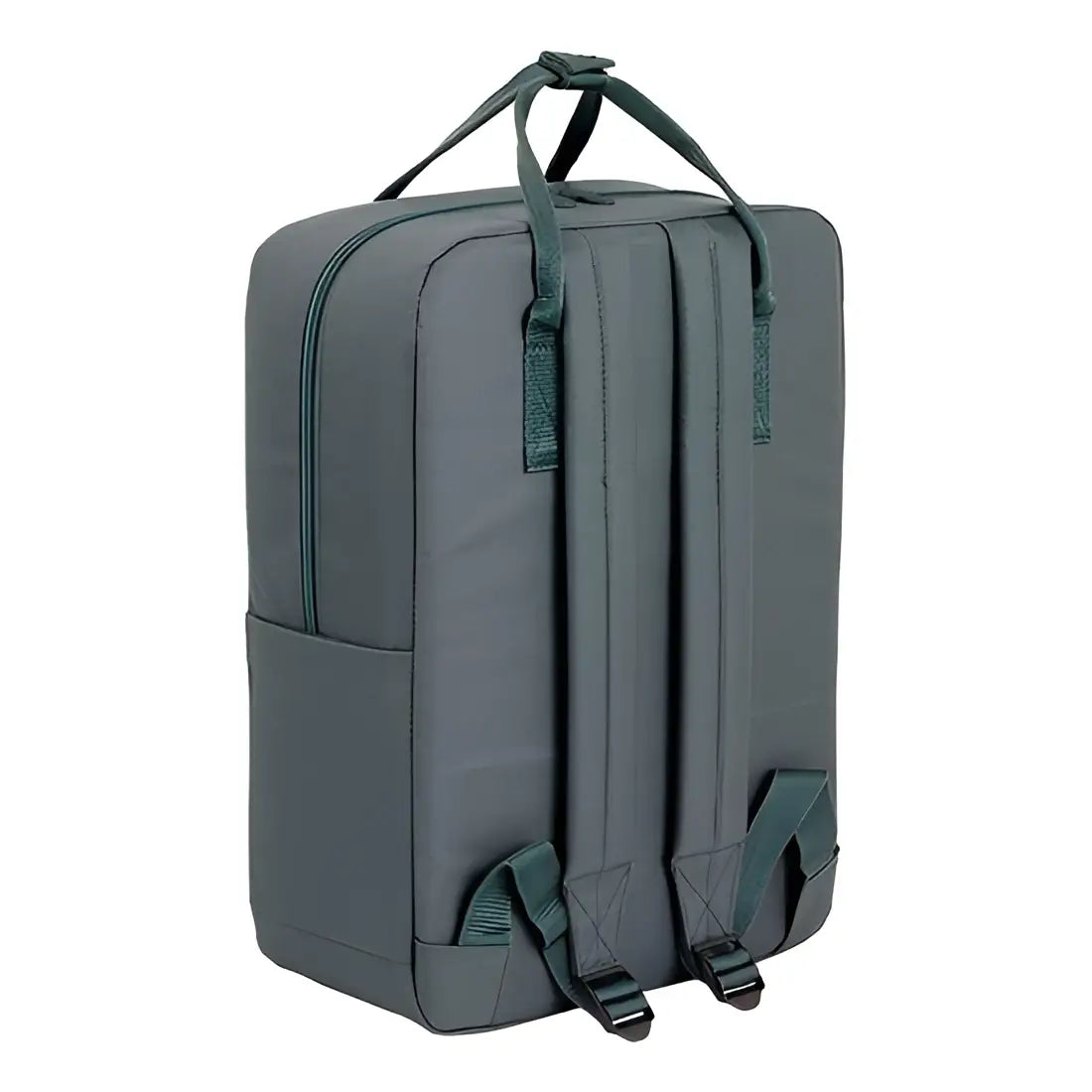 Mochila BENETTON gris con asas 27x13x38CM