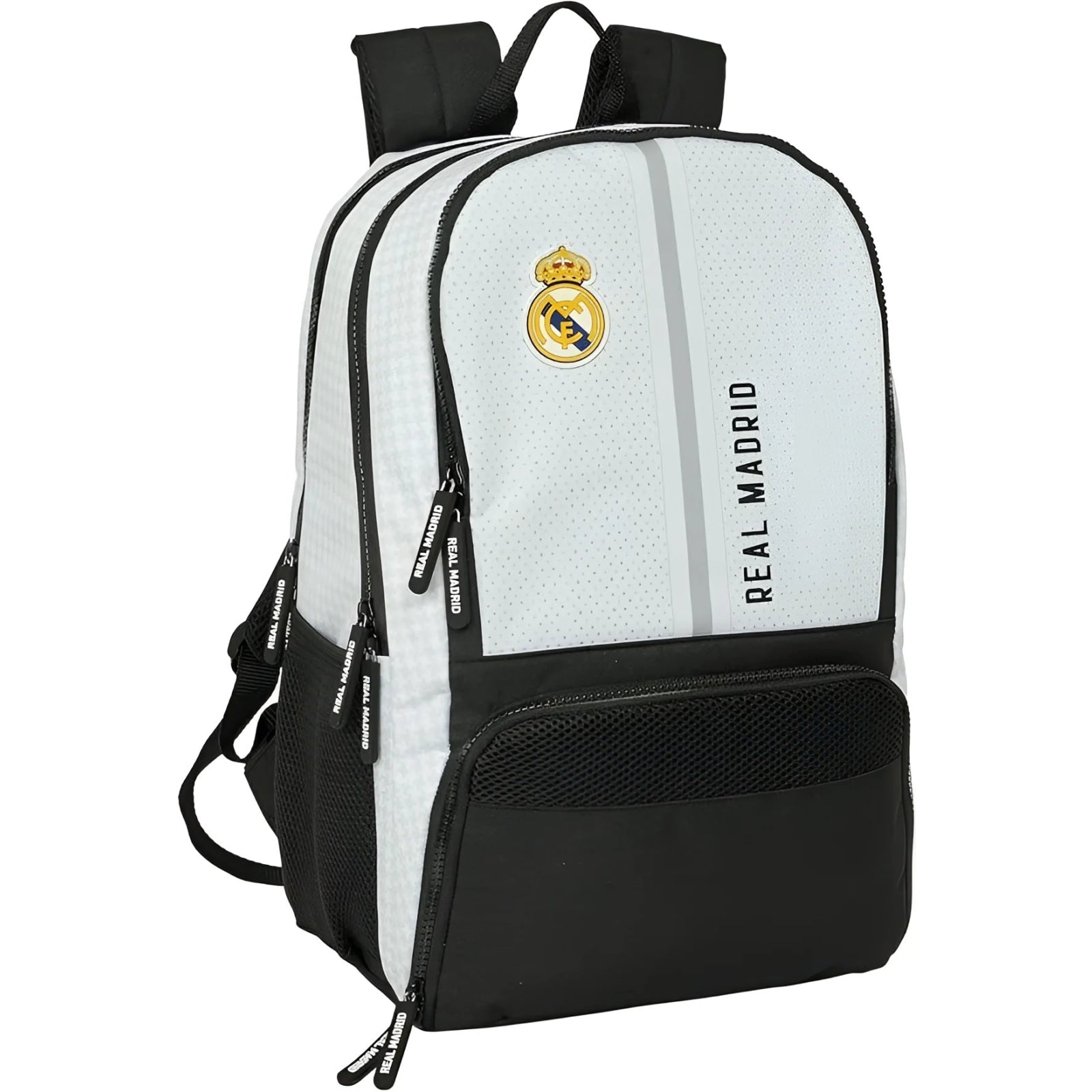 Mochila deporte o pádel REAL MADRID - 32x43x12cm Perfecta para el Cole Viaje