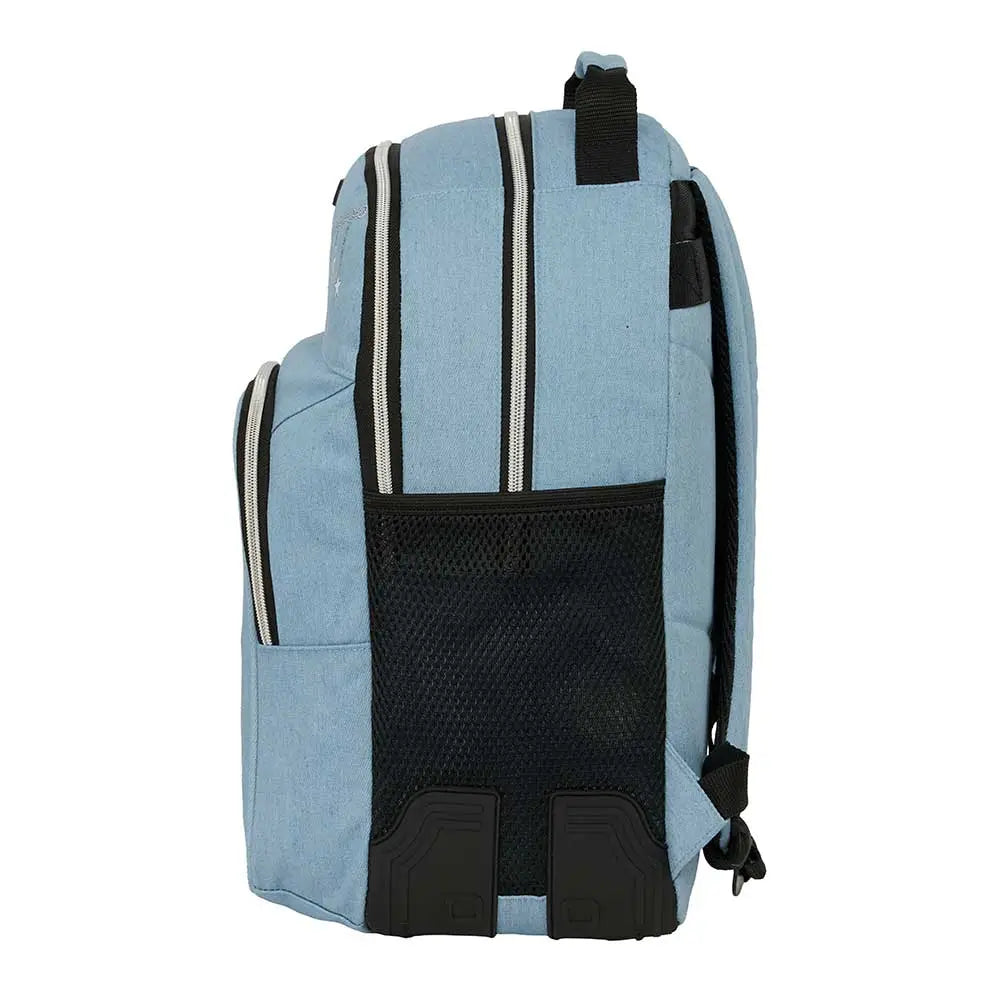 Mochila doble adaptable a carro K-POP Demon Hunters - Huntrix azul 32x15x42cm