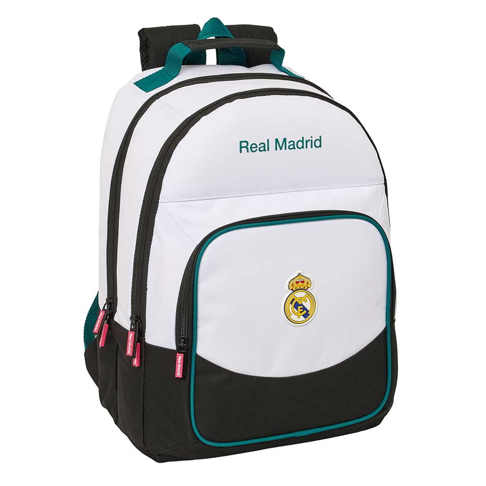 Mochila doble Real Madrid CF adaptable a carro equipación 26/27 36x16x42cm