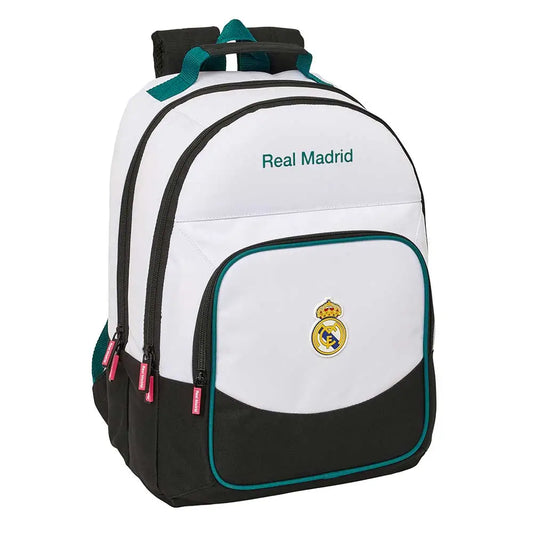 Mochila doble Real Madrid CF adaptable a carro equipación 26/27 36x16x42cm
