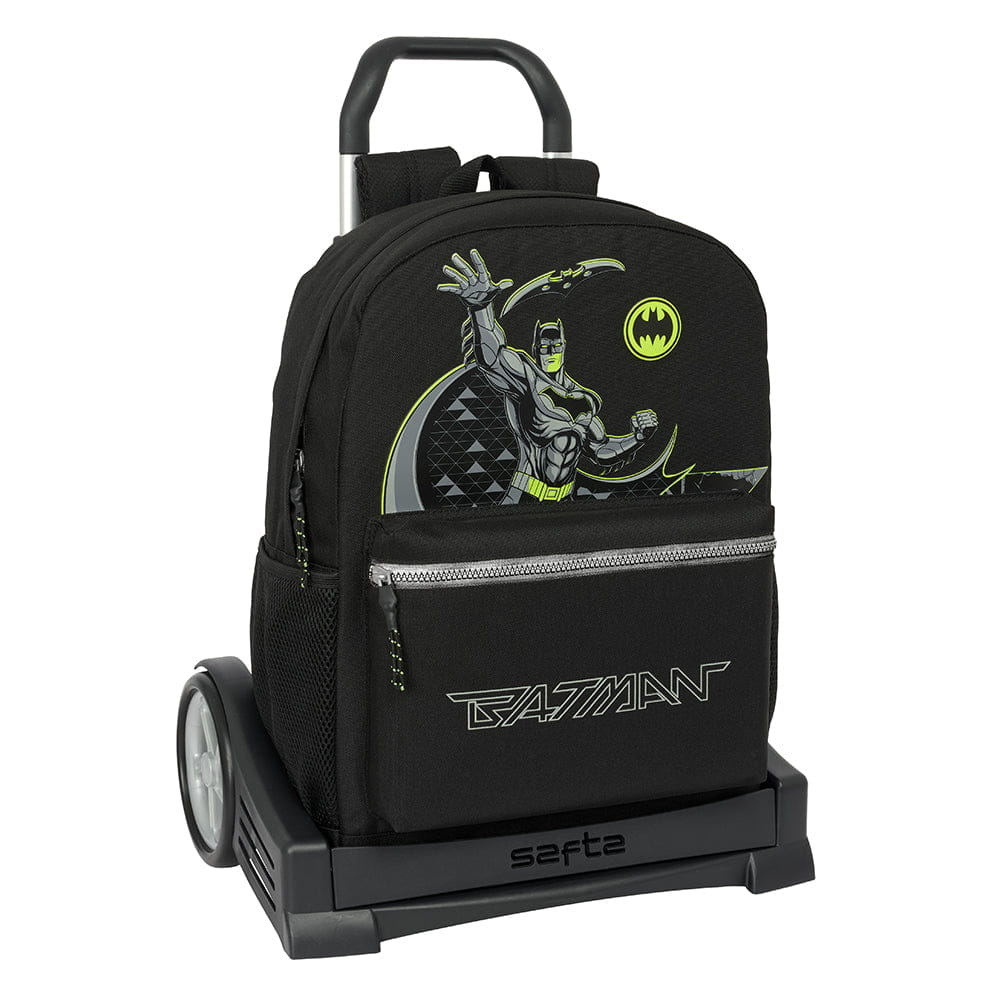 Mochila escolar con carro Evolution BATMAN game over 32x12x43CM