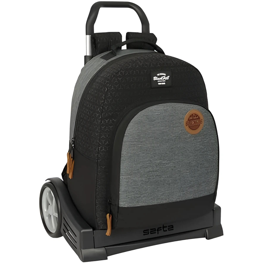 Mochila escolar doble con carro Evolution BLACKFIT8 OLD SCHOOL 32x15x42CM