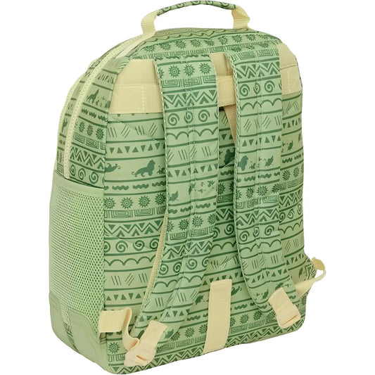 Mochila escolar doble REY LEÓN MUFASA adaptable a carro - infantil