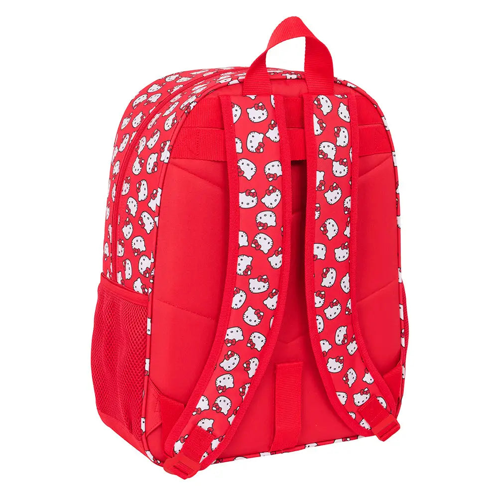 Mochila escolar HELLO KITTY ICONIC adaptable a carro 33x14x42cm - infantil