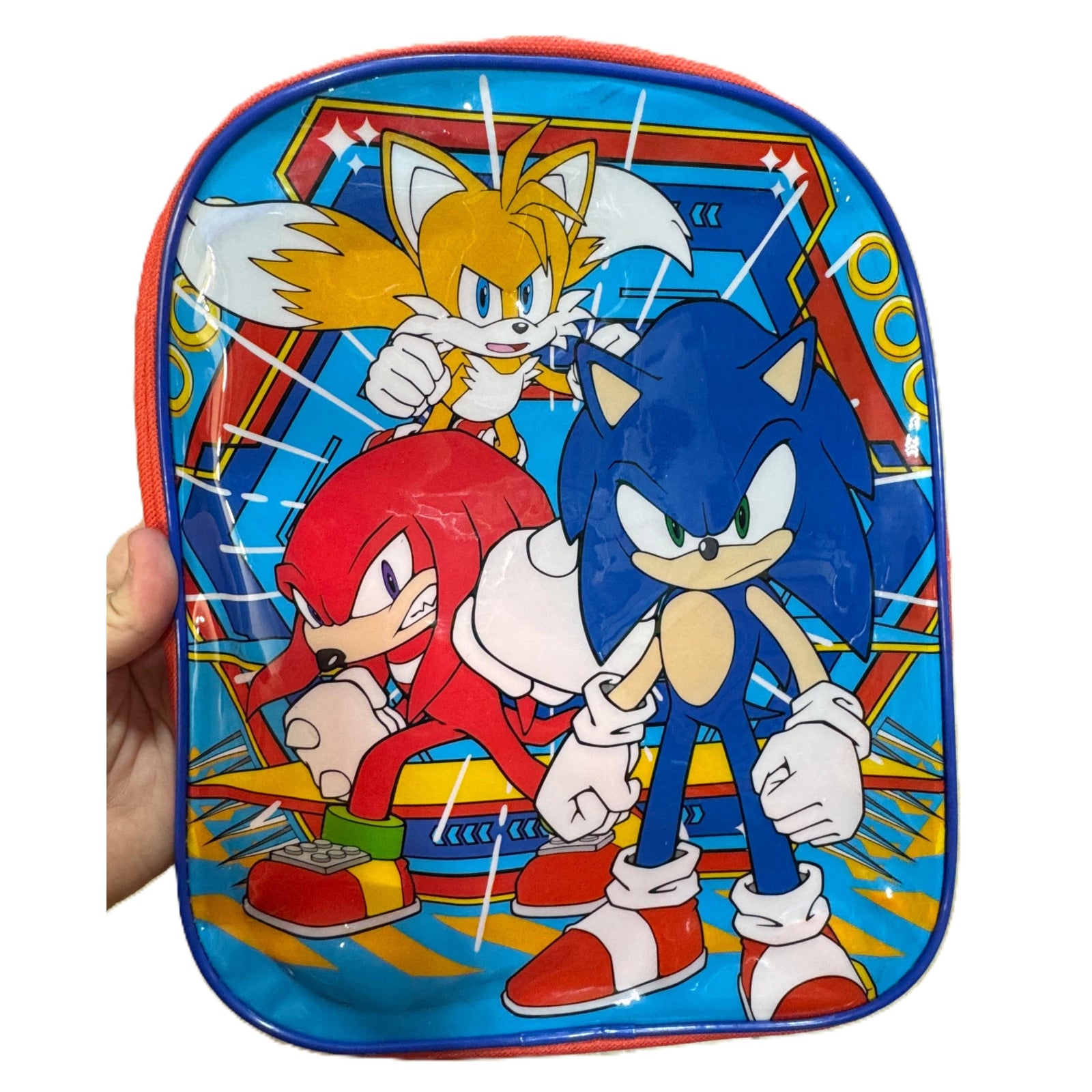 Mochila Escolar Infantil Sonic para Niños – 24x29x9cm