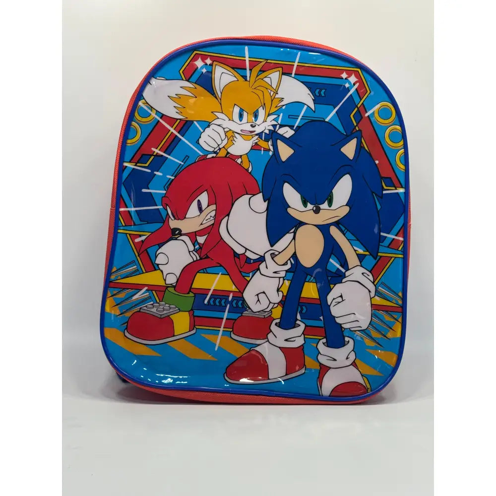 Mochila Escolar Infantil Sonic para Niños – Resistente Cómoda y Diseño Llamativo