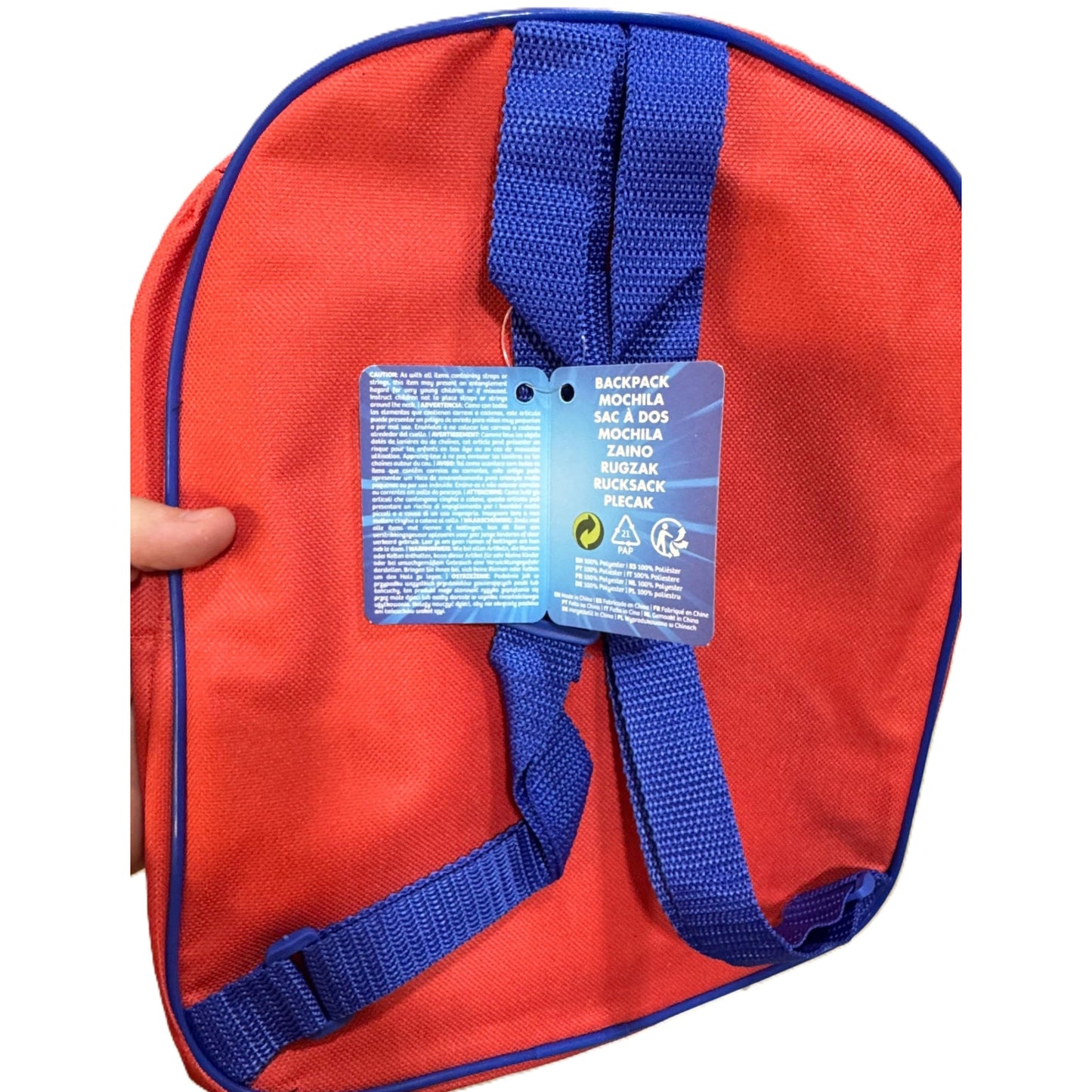 Mochila Escolar Infantil Sonic para Niños – 24x29x9cm