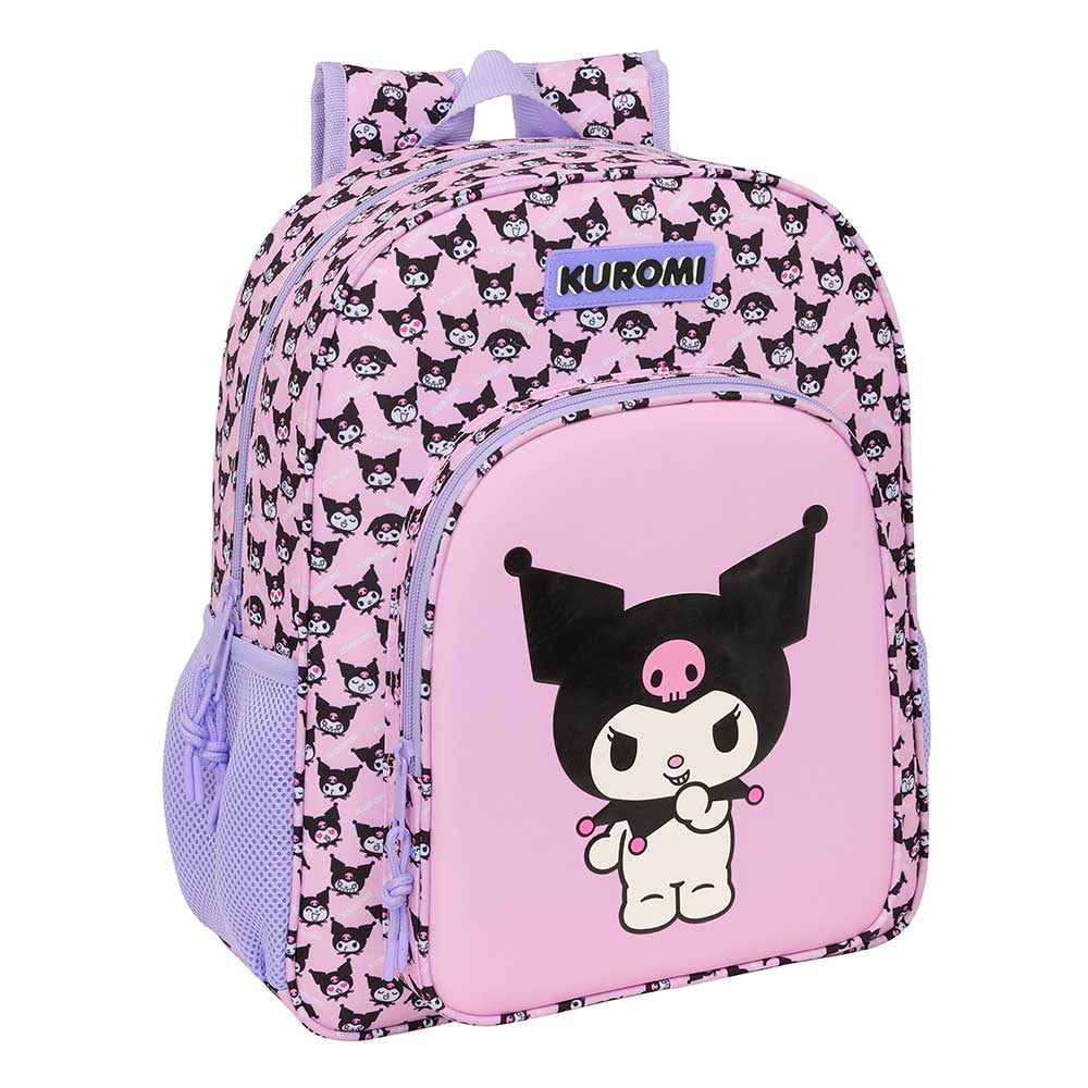 Mochila escolar junior Kuromi adaptable a Carro 32x12x38 cm