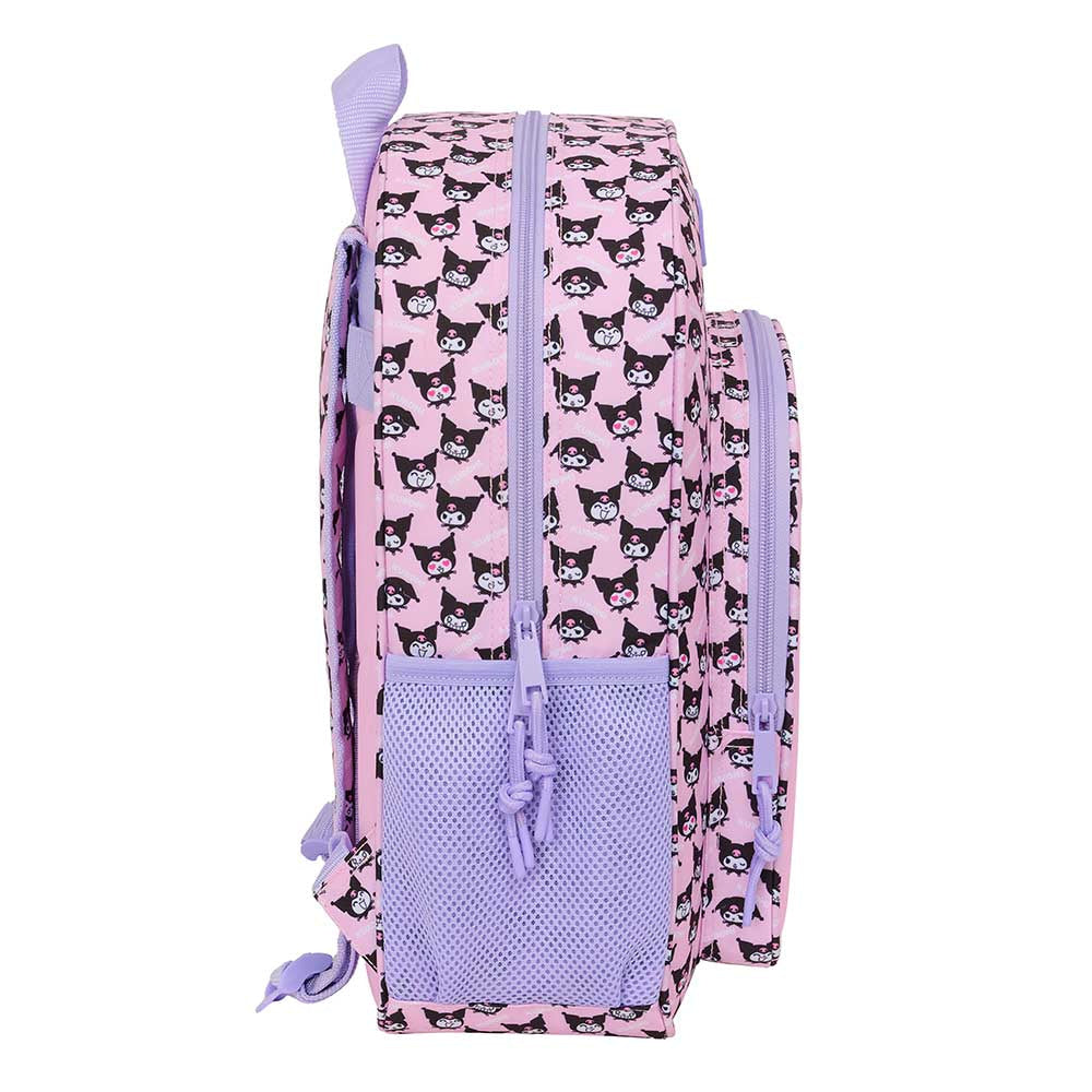 Mochila escolar junior Kuromi adaptable a Carro 32x12x38 cm