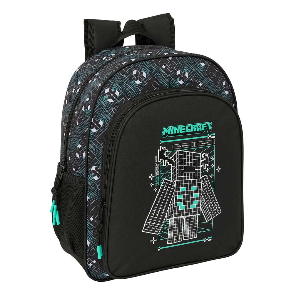 Mochila escolar junior Minecraft ’Screen’ adaptable a Carro 32x12x38 cm