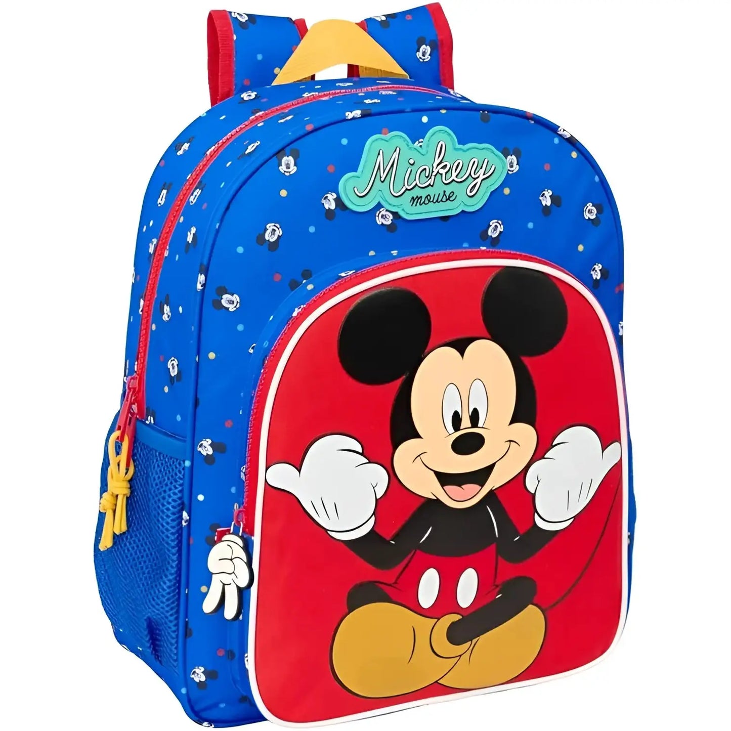 Mochila escolar MICKEY MOUSE GOOD DAY adaptable a Carro 32x12x38 cm