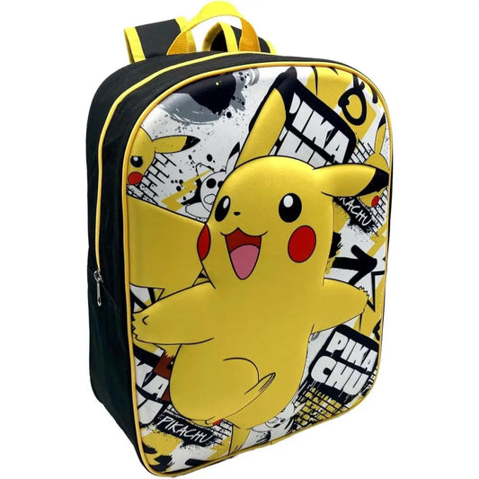 Mochila Escolar Pokémon Pikachu para Niños – Resistente Cómoda e Ideal Uso Diario