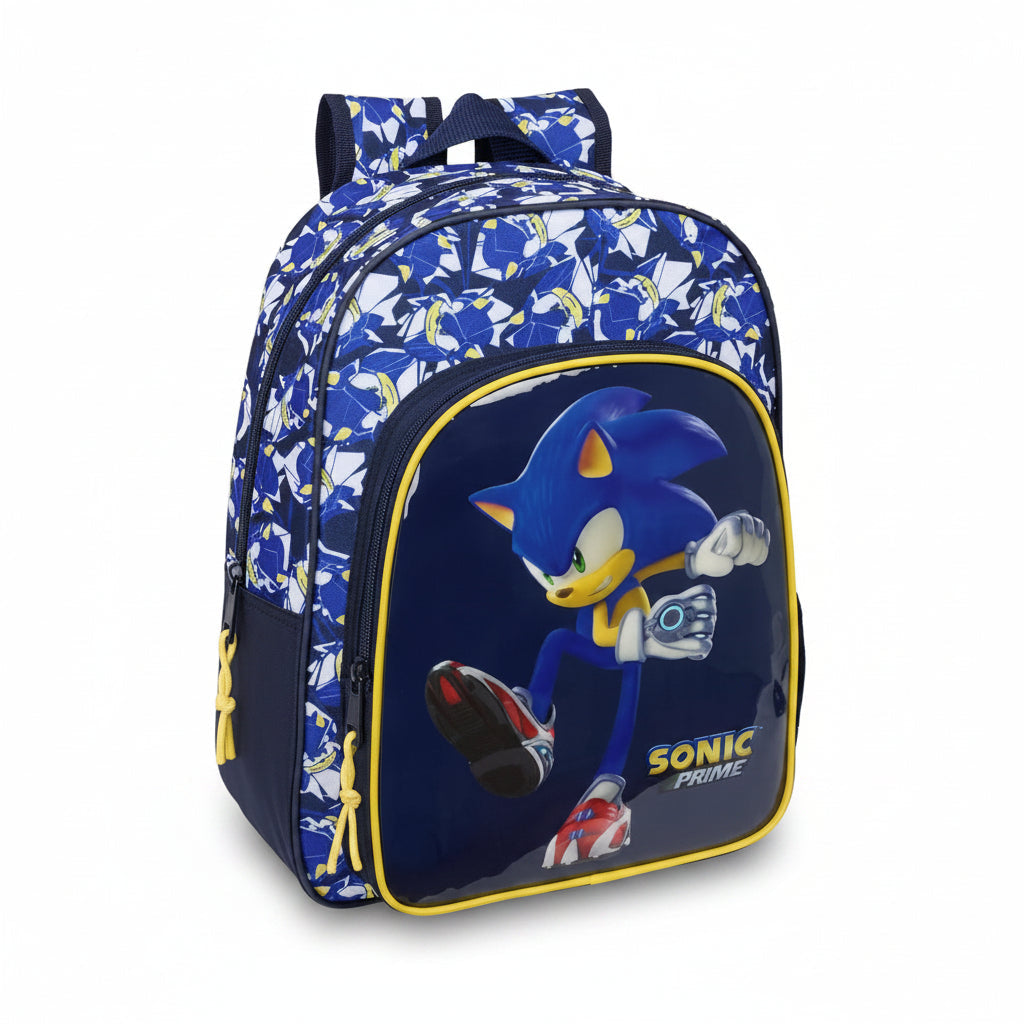 Mochila escolar Sonic The Hedgehog ’City’ adaptable a carro 26x34x11cm