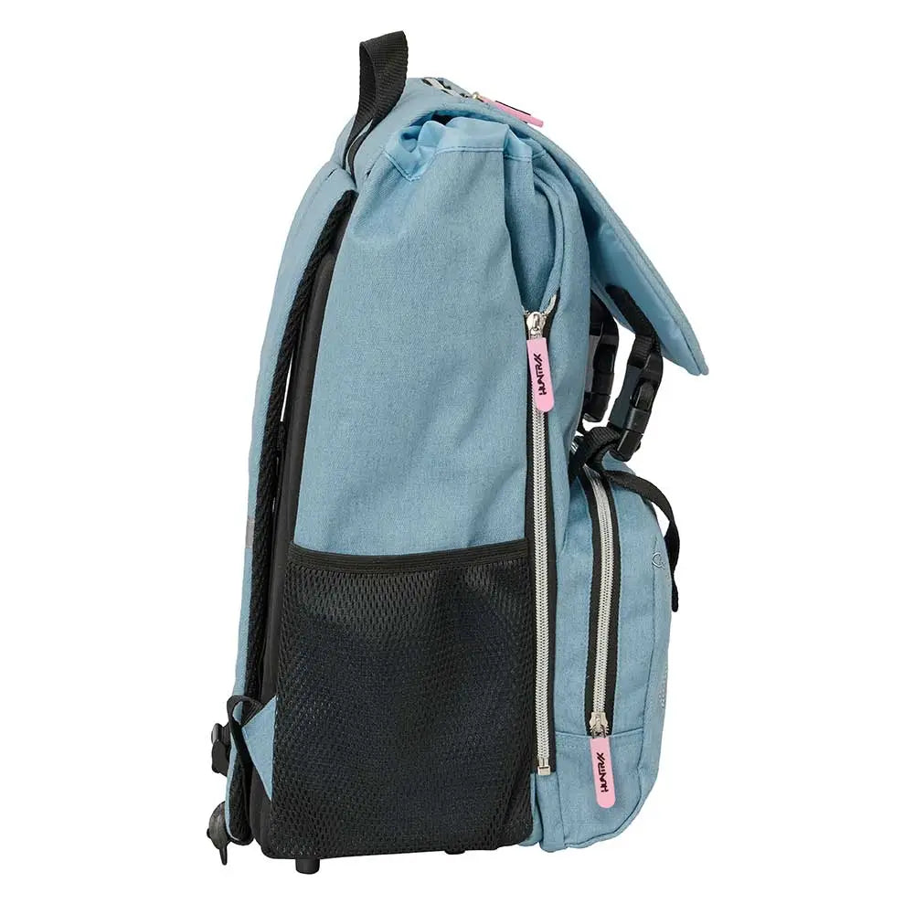 Mochila extensible K-POP Demon Hunters - Huntrix azul 28,5x15x41cm