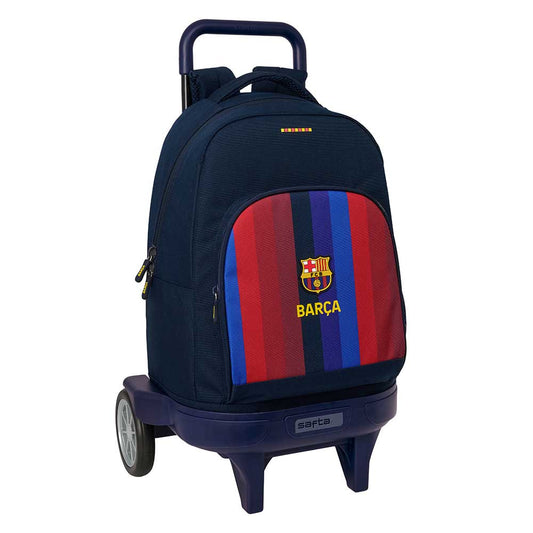 Mochila del FC Barcelona con ruedas compact extraíble equipación 26/27 33x22x45cm
