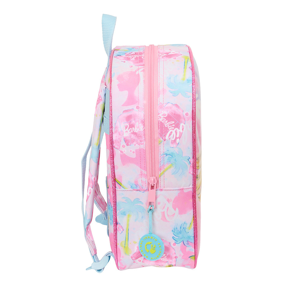 Mochila guardería Barbie ’Painterly’ adaptable a carro 22x10x27cm