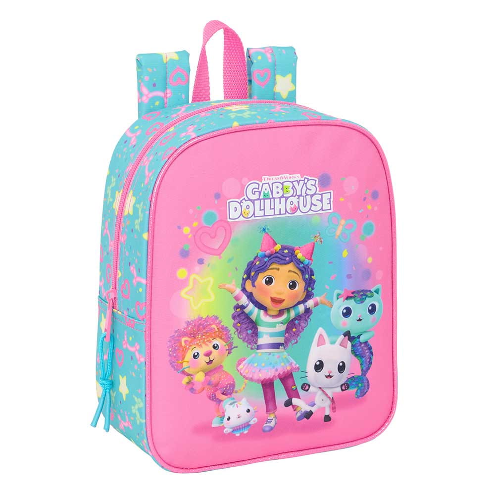 Mochila guardería Gabby´s Dollhouse adaptable a carro 22x10x27cm