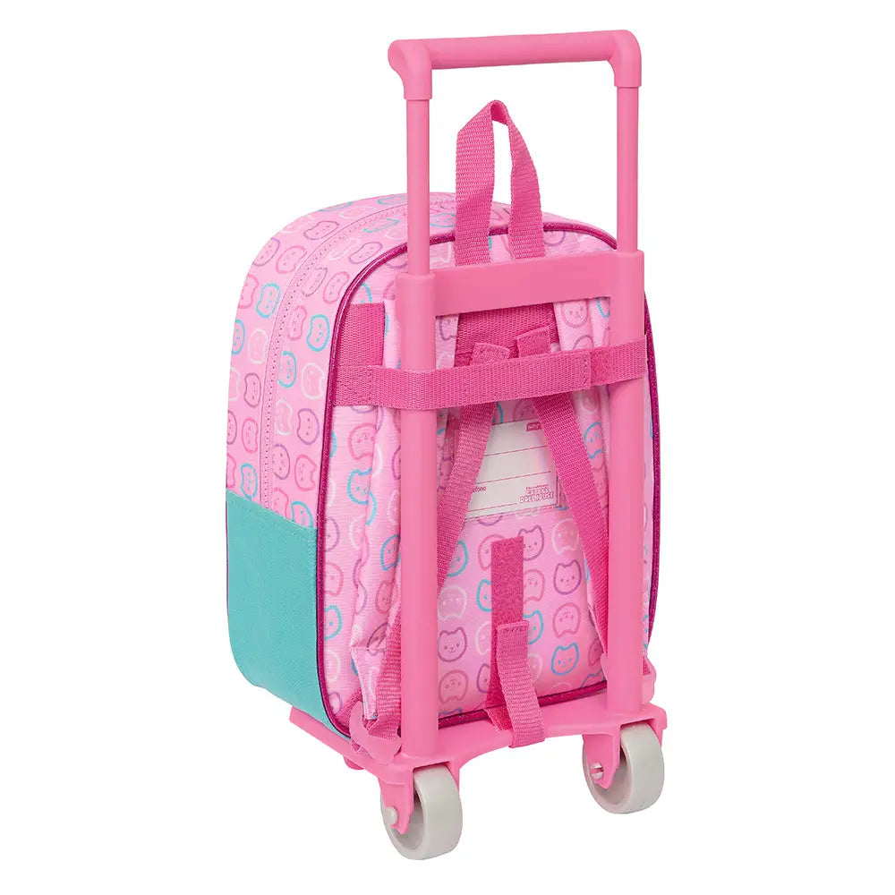 Mochila guardería Gabby´s Dollhouse ’Party’ con carro 805 22x10x27cm