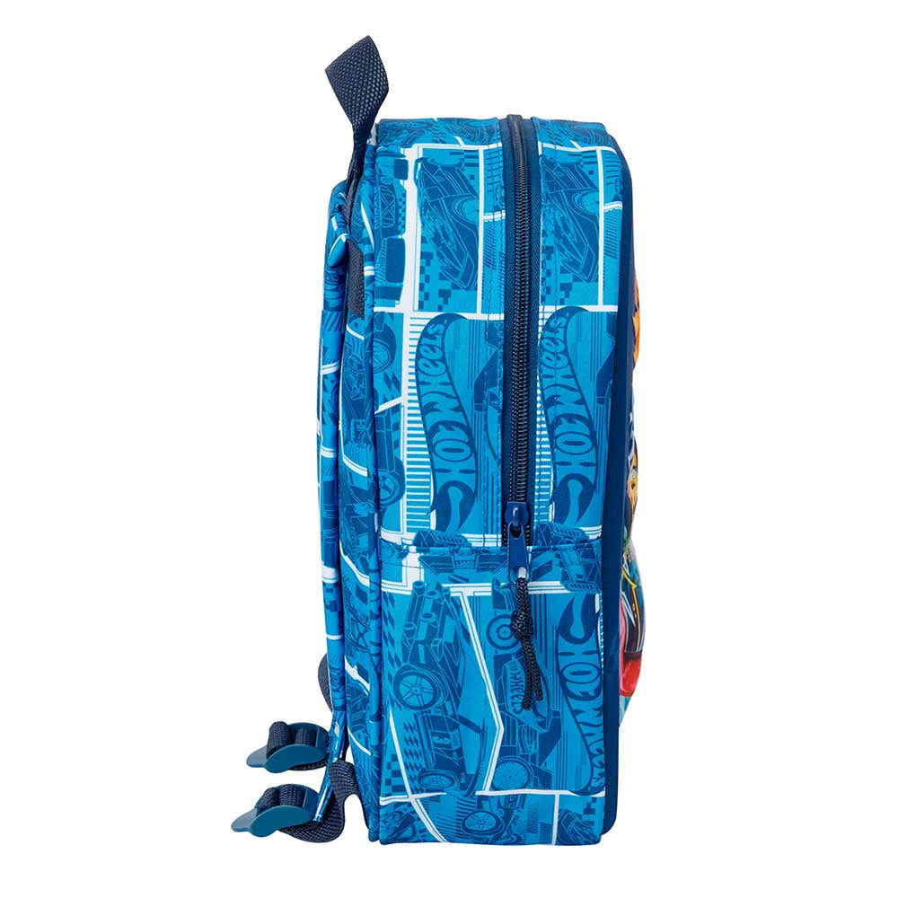 Mochila guardería Hot Wheels ’Speed Club’ 3D 22x10x27cm