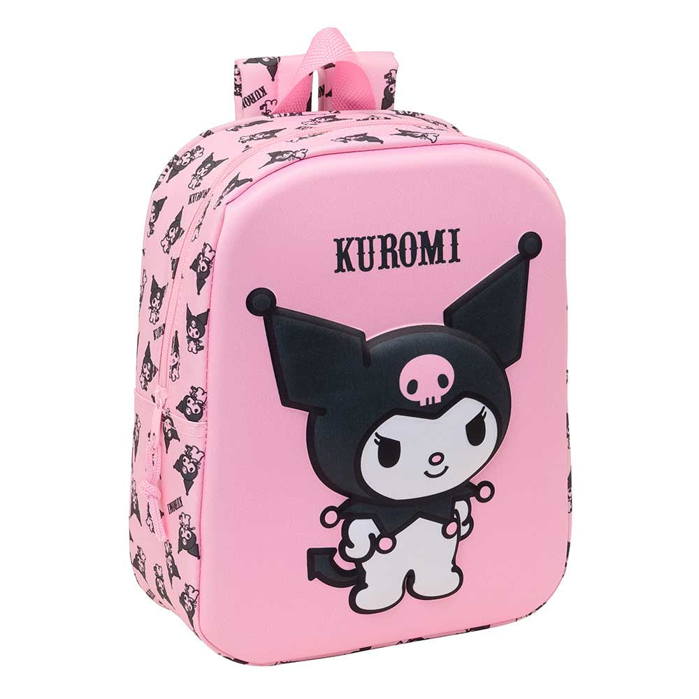Mochila guardería Kuromi Sanrio 3D 22x10x27cm