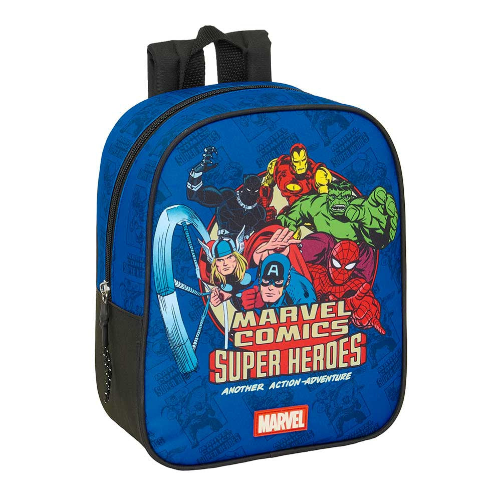 Mochila guardería Marvel Avengers adaptable a carro 22x10x27cm