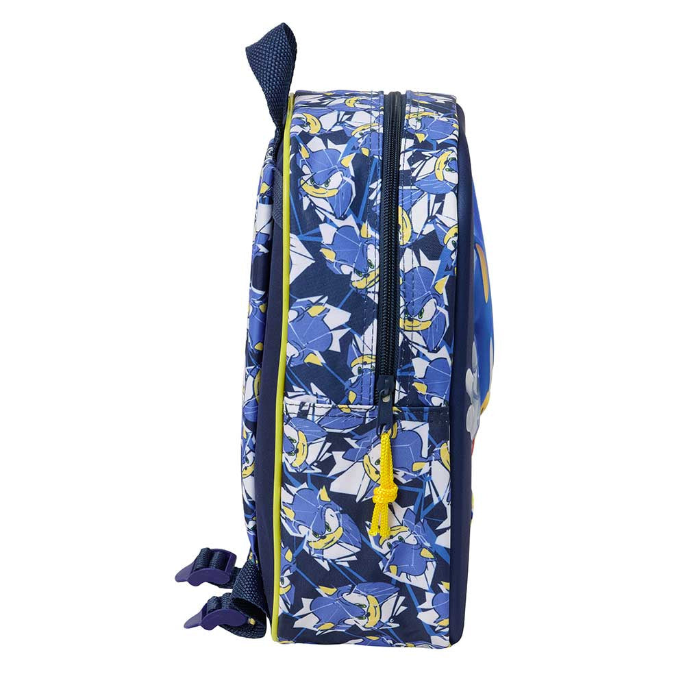 Mochila guardería Sonic The Hedgehog ’City’ 22x10x27cm