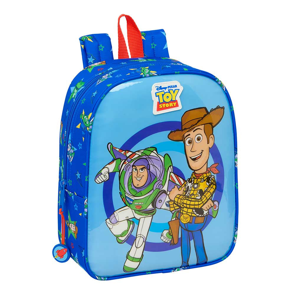 Mochila guardería Toy Story Good Vibes adaptable a carro 22x10x27cm