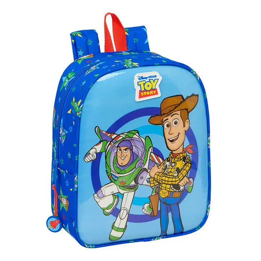 Mochila guardería Toy Story Good Vibes adaptable a carro 22x10x27cm